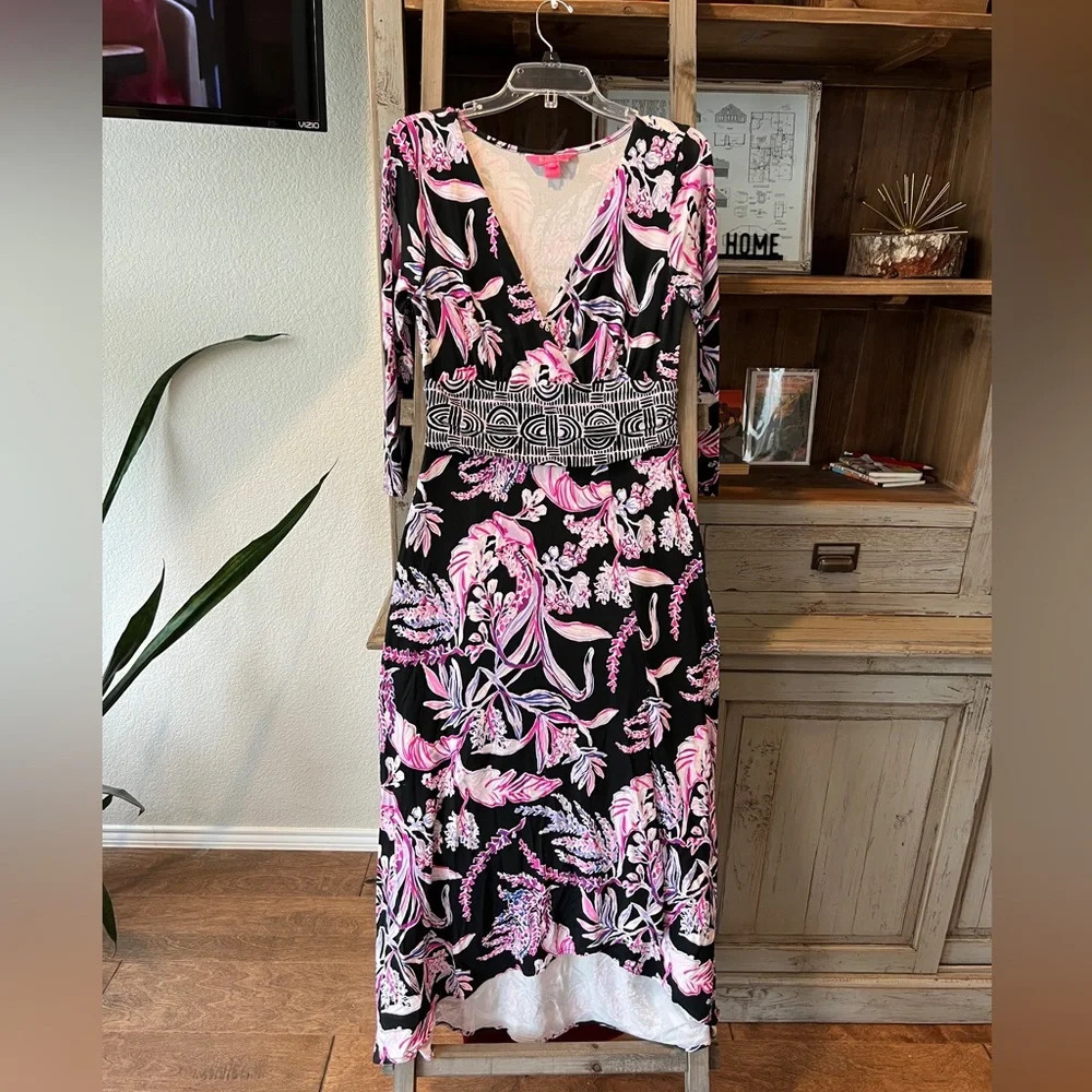 Lilly Pulitzer women’s Sloane fleuris dress size medium